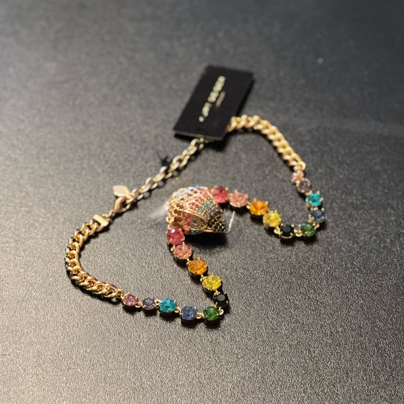 Kurt Geiger Multicolored Jeweled Necklace - Picture 2 of 6